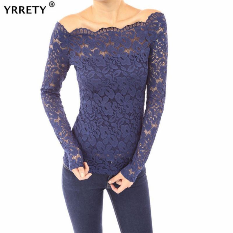 YRRETY Lace Blouse Shirts Women HOT SALE Korean Fashion Clothing White Black Blue Long Sleeve Shirts Ladies Chiffon Summer Top, S380 blue
YRRETY Lace Blouse Shirts Women HOT SALE Korean Fashion Clothing White Black Blue Long Sleeve Shirts Ladies Chiffon Summer Top, S380 blue