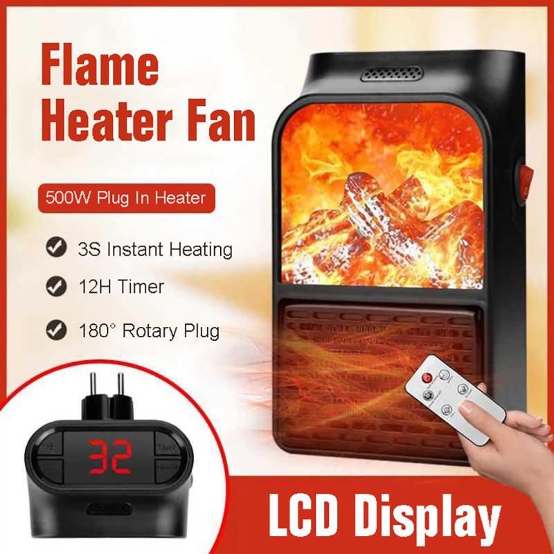 220V Home Room Energy Saving Warmer Electric Heater Bathroom Quick Heating Flame Fan Heater Portable Small Heaters
220V Home Room Energy Saving Warmer Electric Heater Bathroom Quick Heating Flame Fan Heater Portable Small Heaters