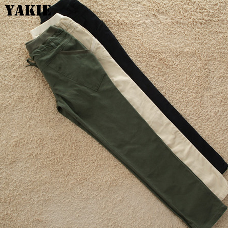 Plus size S-XXXL spring summer women's harem pants loose casual trousers cotton linen elastic high waist women pants 201031