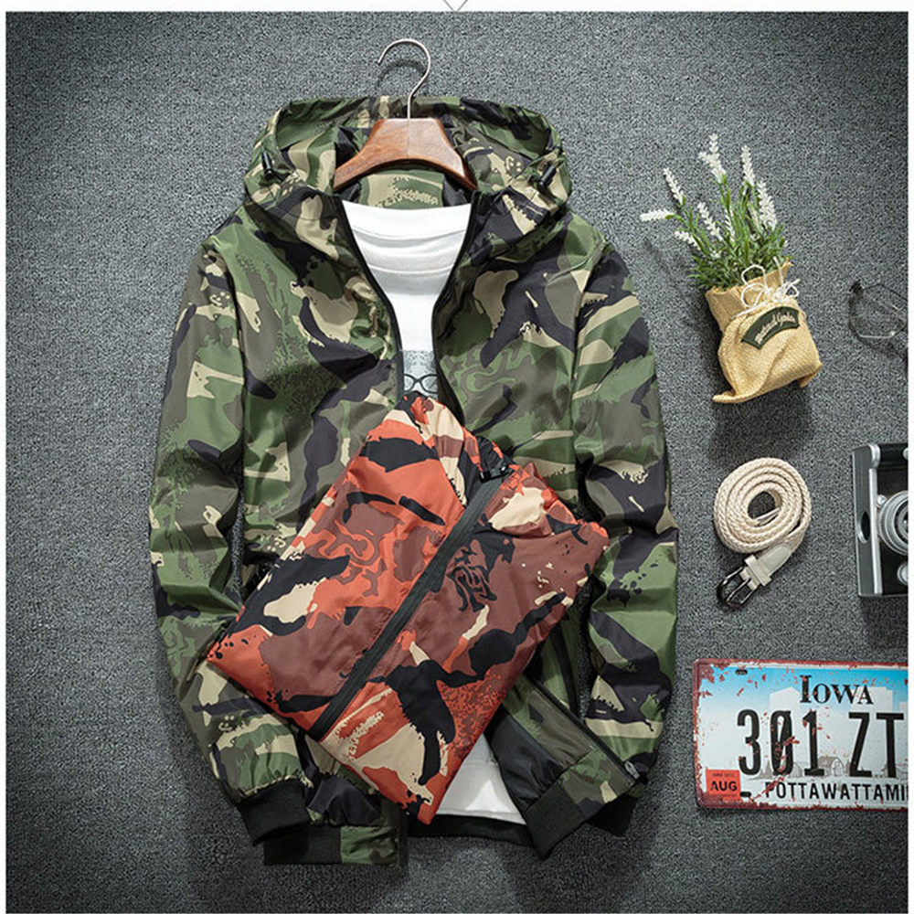 Windbreaker Jackets Men Casual Spring Hooded Camouflage Jacket Mens Streetwear Hip hop Sportwear Camo Army Jacket Clothes, Green
Windbreaker Jackets Men Casual Spring Hooded Camouflage Jacket Mens Streetwear Hip hop Sportwear Camo Army Jacket Clothes, Green