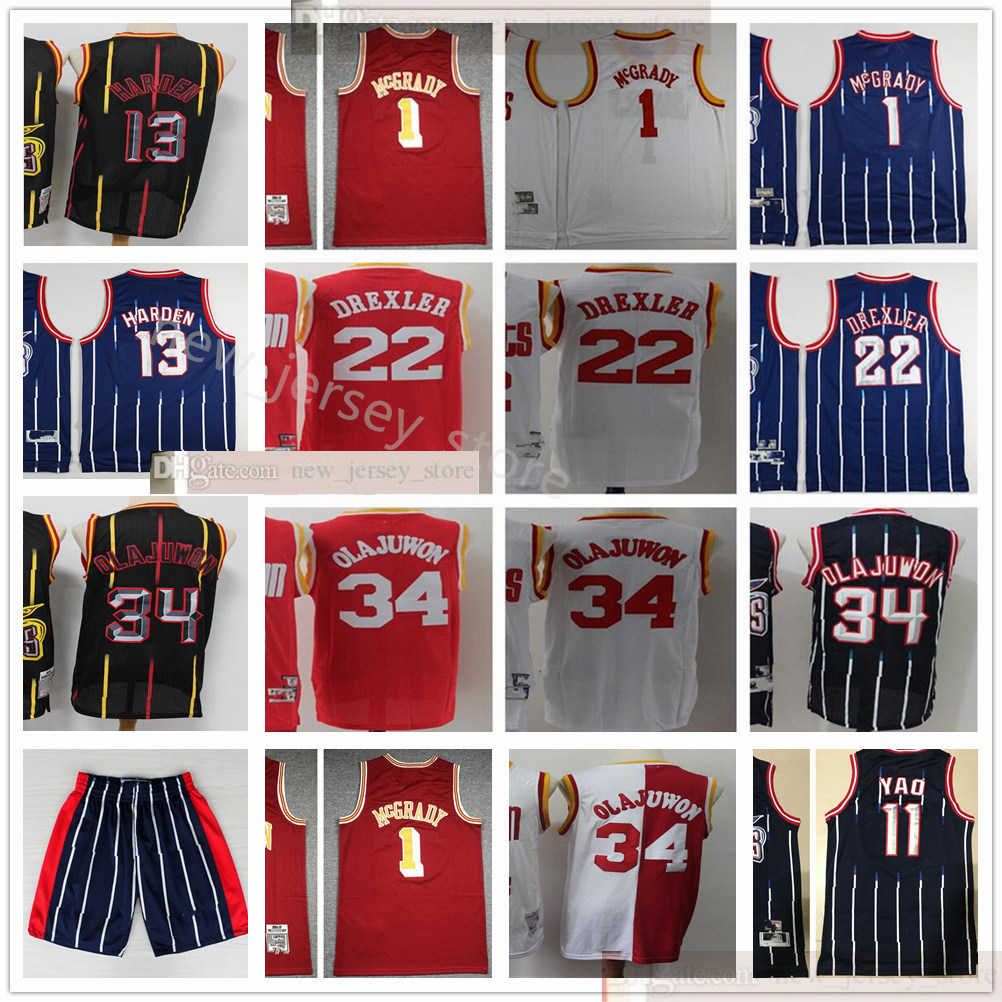 Retro Vintage Basketball 13 Harden Jerseys Stitched Hakeem 34 Olajuwon Tracy Steve 1 McGrady 3 Francis Yao Clyde Ming Drexler Best Quality, As the picture
Retro Vintage Basketball 13 Harden Jerseys Stitched Hakeem 34 Olajuwon Tracy Steve 1 McGrady 3 Francis Yao Clyde Ming Drexler Best Quality, As the picture