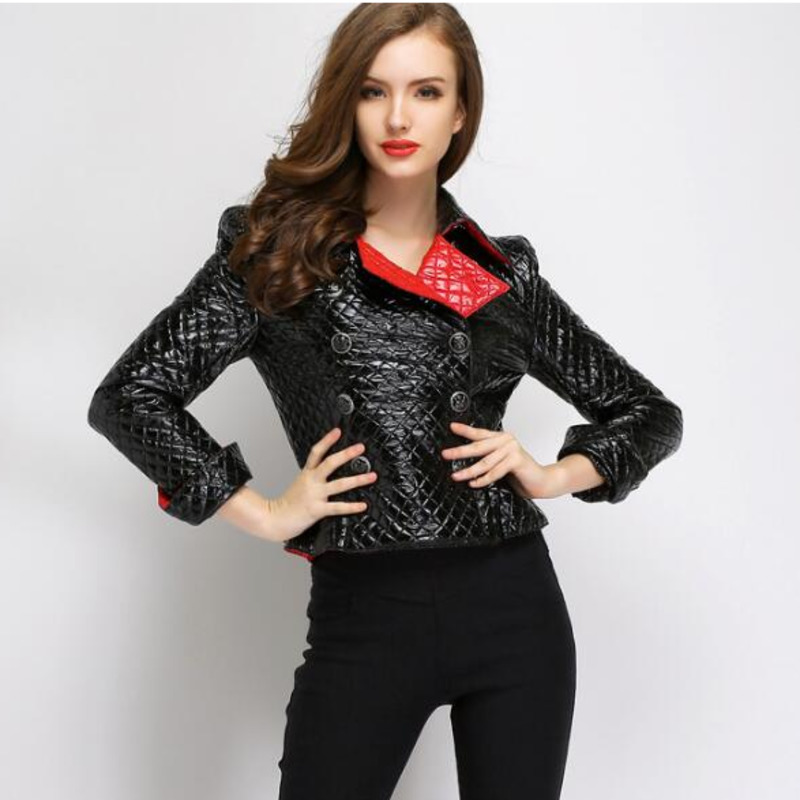 Women's jacket 2020 fashion biker parkas streetwear turn down collar double breasted short elegant lady office comming thin coat, Black
Women's jacket 2020 fashion biker parkas streetwear turn down collar double breasted short elegant lady office comming thin coat, Black