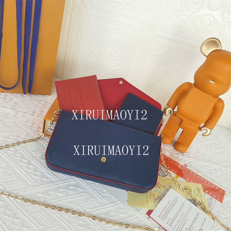 Serial Number 3piece Set Luxurys Handbags Chain Shoulder Bag Designers Crossbody Bags Style Women Handbag And Purse New Style
Serial Number 3piece Set Luxurys Handbags Chain Shoulder Bag Designers Crossbody Bags Style Women Handbag And Purse New Style