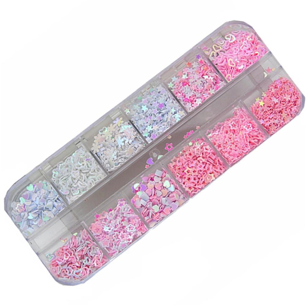 Sequins Holographic Holo Love Star Pink White Nail Body Art Glitter Box Sequin Nails Paillette Flakes Decoration Manicure Tools, Silver;gold
Sequins Holographic Holo Love Star Pink White Nail Body Art Glitter Box Sequin Nails Paillette Flakes Decoration Manicure Tools, Silver;gold