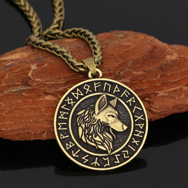 Nordic viking odin wolf Geri and Freki rune rune pendant necklace Norse jewelry with valknut gift bag
Nordic viking odin wolf Geri and Freki rune rune pendant necklace Norse jewelry with valknut gift bag