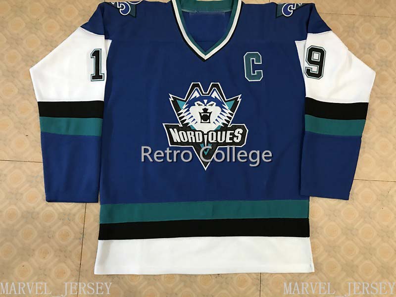 Quebec Nordiques 1995-1996 Pro Wolf #19 Joe Sakic MEN'S Hockey Jersey Embroidery Stitched Customize any number and name, Black
Quebec Nordiques 1995-1996 Pro Wolf #19 Joe Sakic MEN'S Hockey Jersey Embroidery Stitched Customize any number and name, Black