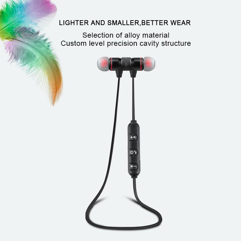 5.0 Bluetooth Earphone Sports Neckband Magnetic Wireless Earphones Stereo Earbuds Music Metal Headphones With Mic For All Phones, Black
5.0 Bluetooth Earphone Sports Neckband Magnetic Wireless Earphones Stereo Earbuds Music Metal Headphones With Mic For All Phones, Black