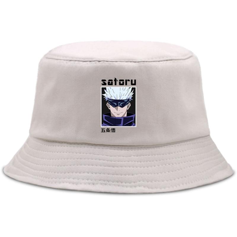 Funny Cartoon Satoru Gojou Black Printing Trendy Cap Hip Hop Bucket Hats Outdoor Sun Shade Unisex Hat Summer Sun Protection Caps
Funny Cartoon Satoru Gojou Black Printing Trendy Cap Hip Hop Bucket Hats Outdoor Sun Shade Unisex Hat Summer Sun Protection Caps