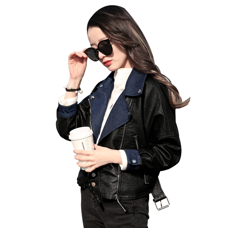2021 New Women Spring Fall Outerwear Female Leather Jacket From Streetwear Plutonium P5NZ, Black
2021 New Women Spring Fall Outerwear Female Leather Jacket From Streetwear Plutonium P5NZ, Black