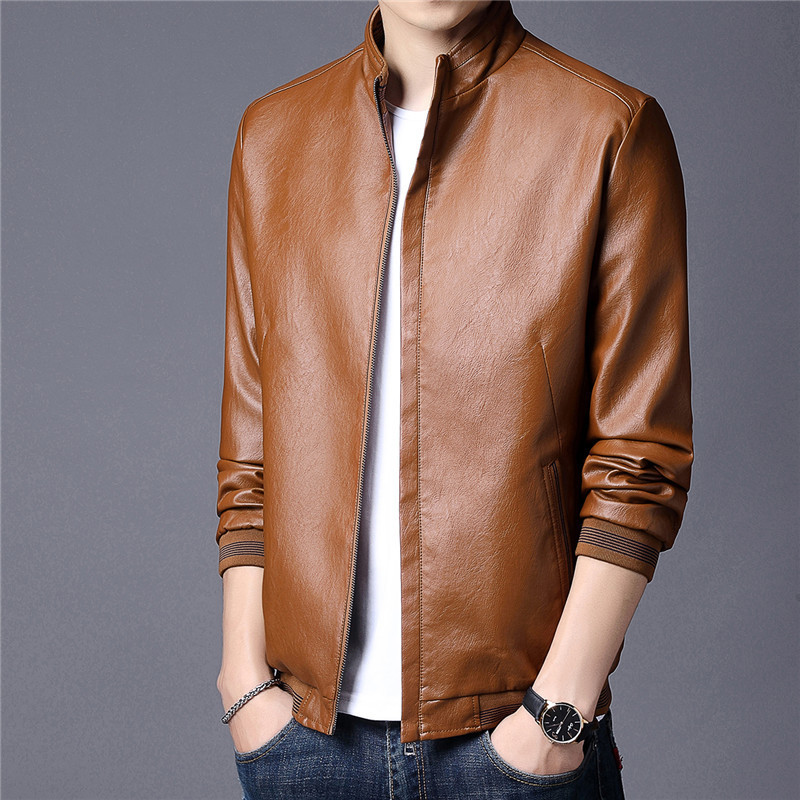 2020 new popular thin Korean style in fashionable short clothing of men and casual leather jackets, Blue
2020 new popular thin Korean style in fashionable short clothing of men and casual leather jackets, Blue
