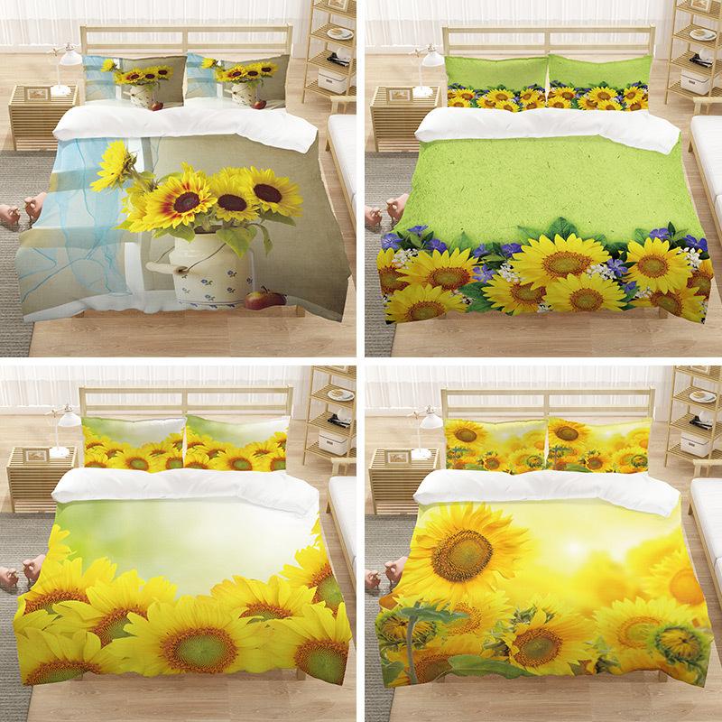 Fresh Printed Bedding Set 2/3 Quilt Cover Pillowcase Home Textile Girls Bedroom Decorative Bedding Set
Fresh Printed Bedding Set 2/3 Quilt Cover Pillowcase Home Textile Girls Bedroom Decorative Bedding Set