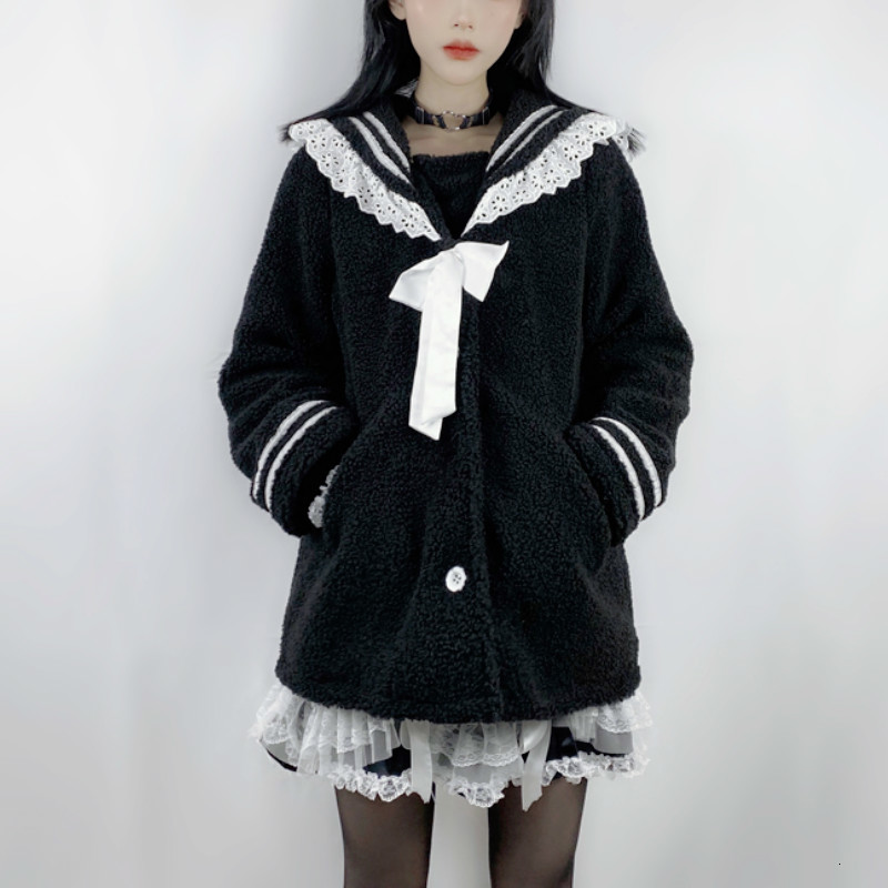 Japanese Style Fur of the Women Winter Kawaii Trend Harajuku High Sweet Korean Warm Female Coat 2021 Iy7m, Black
Japanese Style Fur of the Women Winter Kawaii Trend Harajuku High Sweet Korean Warm Female Coat 2021 Iy7m, Black