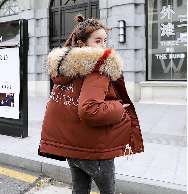 nouveau hiver femmes coton veste courte femme automne vtements d'extrieur hiver veste de mode filles rembourr Slim cap 201217