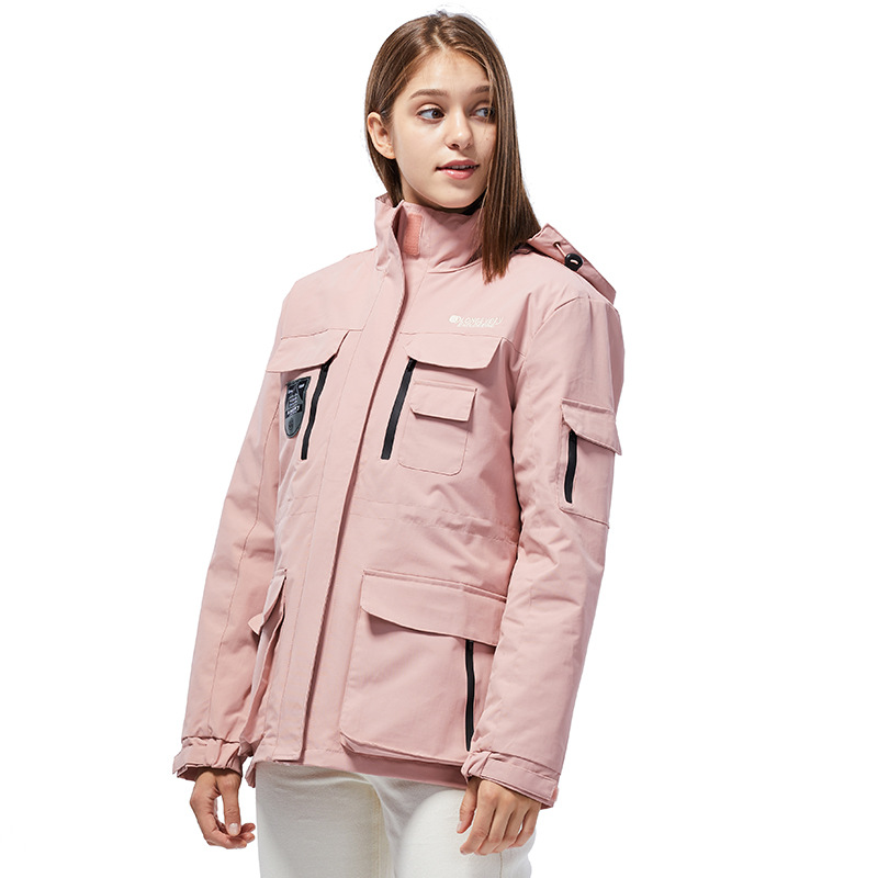 Women Jacket casual jackets online protect against the wind and cold Detachable Clothes lining Three ways to wear it all in one, Coral powder
Women Jacket casual jackets online protect against the wind and cold Detachable Clothes lining Three ways to wear it all in one, Coral powder
