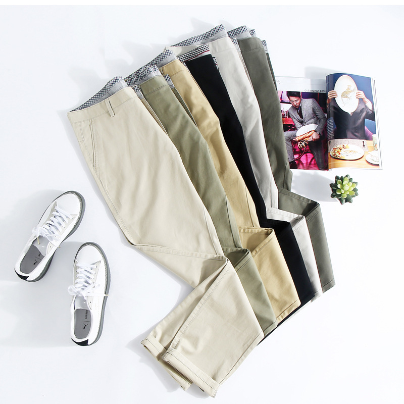 Straight Men's Light Springtime Elastic Ankle-high Quality Spring Long and See Fashionable Solid Color # M8 Pants Qj8r2020, A62-6 dark khaki
Straight Men's Light Springtime Elastic Ankle-high Quality Spring Long and See Fashionable Solid Color # M8 Pants Qj8r2020, A62-6 dark khaki