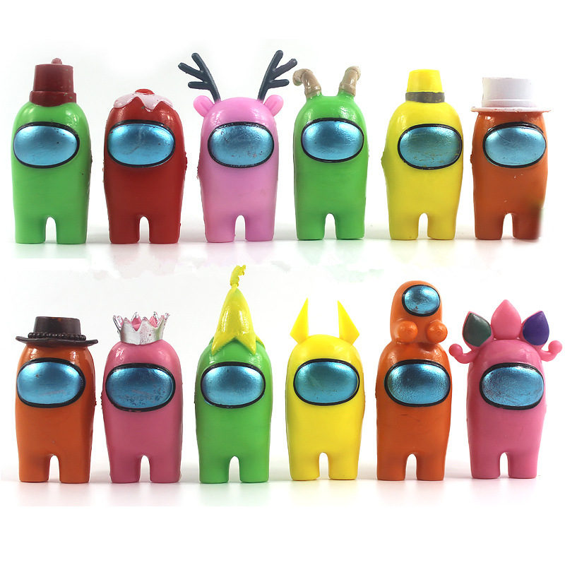 12 pcs/set among us toys anime figure MINI carton models action toy figures game DIY decoration capsule dolls Blind Box
12 pcs/set among us toys anime figure MINI carton models action toy figures game DIY decoration capsule dolls Blind Box