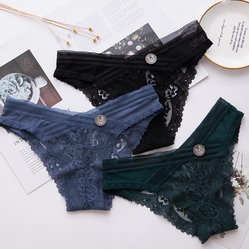 Hot and Sexy Women's lingerie Thongs lace G-string transparent Underwear Panties Briefs Ladies low-waisted T-back, Black
Hot and Sexy Women's lingerie Thongs lace G-string transparent Underwear Panties Briefs Ladies low-waisted T-back, Black