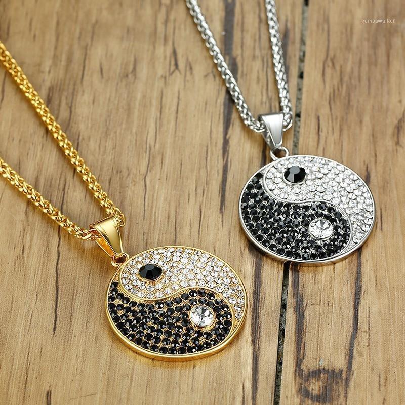 Vnox Retro Ying Yang Necklaces for Men Statement Bling CZ Stone Gossip Pendant collar masculino Accessory1, Silver
Vnox Retro Ying Yang Necklaces for Men Statement Bling CZ Stone Gossip Pendant collar masculino Accessory1, Silver