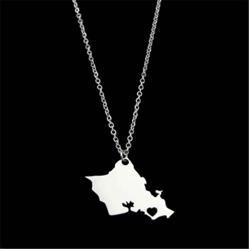 Hot High Quality Custom Silver Color Oahu Map Jewelry Pendant Stainless Steel Necklace Scenic Gifts
Hot High Quality Custom Silver Color Oahu Map Jewelry Pendant Stainless Steel Necklace Scenic Gifts