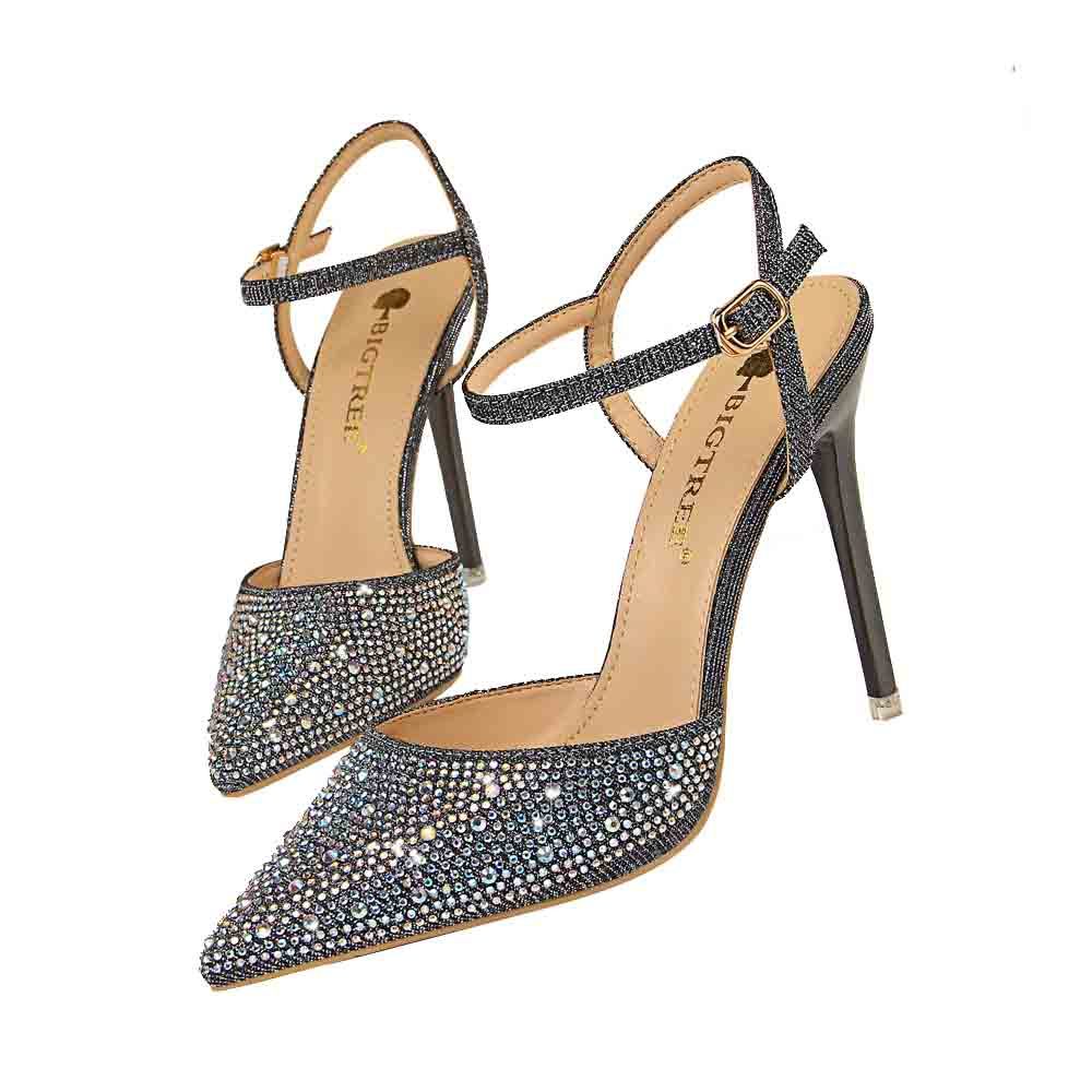 Women ten-inch pumps in strass sexy heels high sandals party women's shoes UZLM, Black
Women ten-inch pumps in strass sexy heels high sandals party women's shoes UZLM, Black