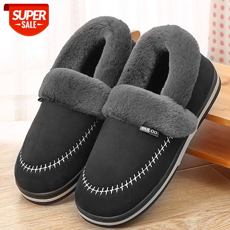 Winter Warm Home Slippers men Thick bottom short Plush Male slippers comfortable Soft slip on Slippers indoor Big Size New style #Z46i, Black
Winter Warm Home Slippers men Thick bottom short Plush Male slippers comfortable Soft slip on Slippers indoor Big Size New style #Z46i, Black