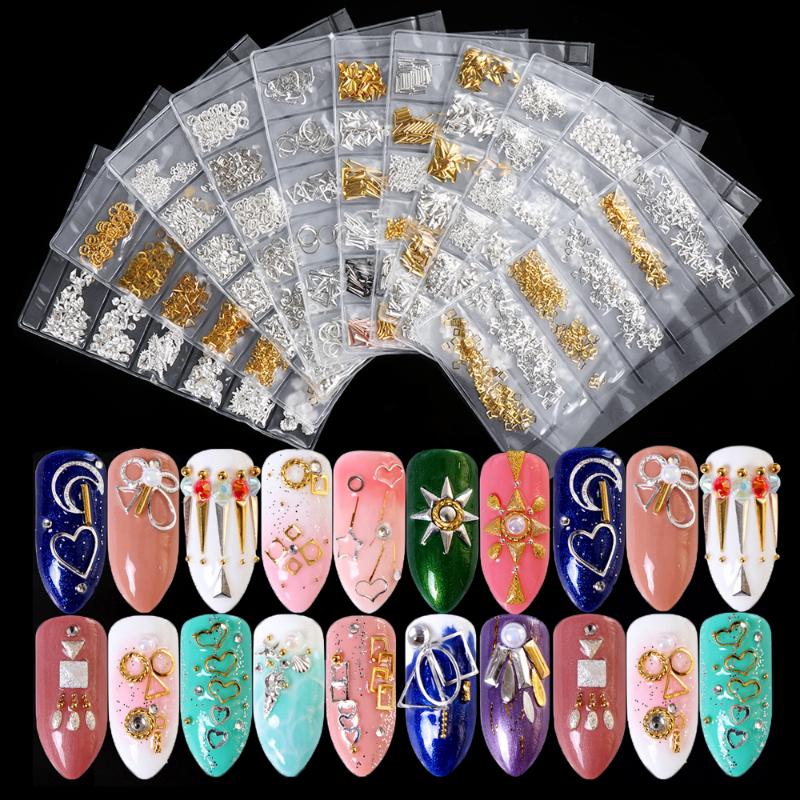 6 Designs/Pack Mixed 3D DIY Hollow Metal Frame Nail Art Decorations Gold Rivet Manicure Accessories DIY Shell Slider Nail Studs
6 Designs/Pack Mixed 3D DIY Hollow Metal Frame Nail Art Decorations Gold Rivet Manicure Accessories DIY Shell Slider Nail Studs
