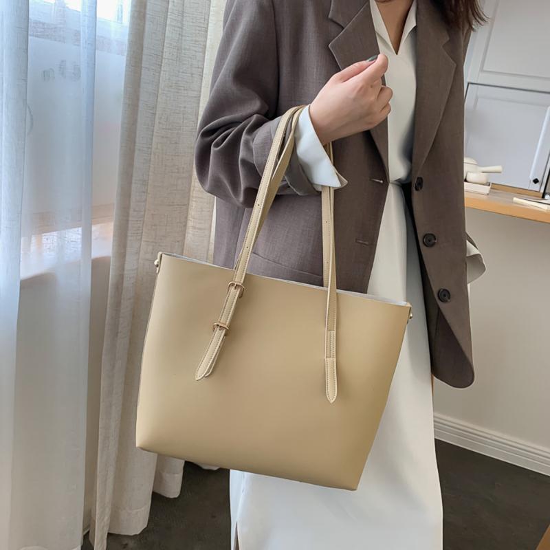 2021 Women Tote bag Solid Women's PU Leather Handbags Luxury Lady Hand Bags Purse Pocket Women Composite bag Big Tote Sac Bolsa, Light brown
2021 Women Tote bag Solid Women's PU Leather Handbags Luxury Lady Hand Bags Purse Pocket Women Composite bag Big Tote Sac Bolsa, Light brown