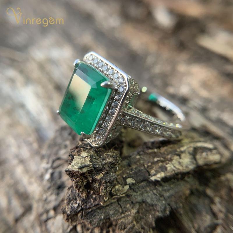 Cluster Rings Vinregem Classic 100% 925 Sterling Silver Created Moissanite Emerald Gemstone Wedding Engagement Vintage Fine Jewelry, Golden;silver
Cluster Rings Vinregem Classic 100% 925 Sterling Silver Created Moissanite Emerald Gemstone Wedding Engagement Vintage Fine Jewelry, Golden;silver