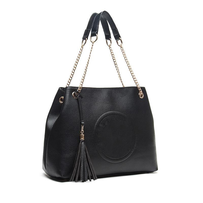 Europe and the large capacity fashion single shoulder bag New women's Totes handbag decoration women messenger bags, Black l
Europe and the large capacity fashion single shoulder bag New women's Totes handbag decoration women messenger bags, Black l