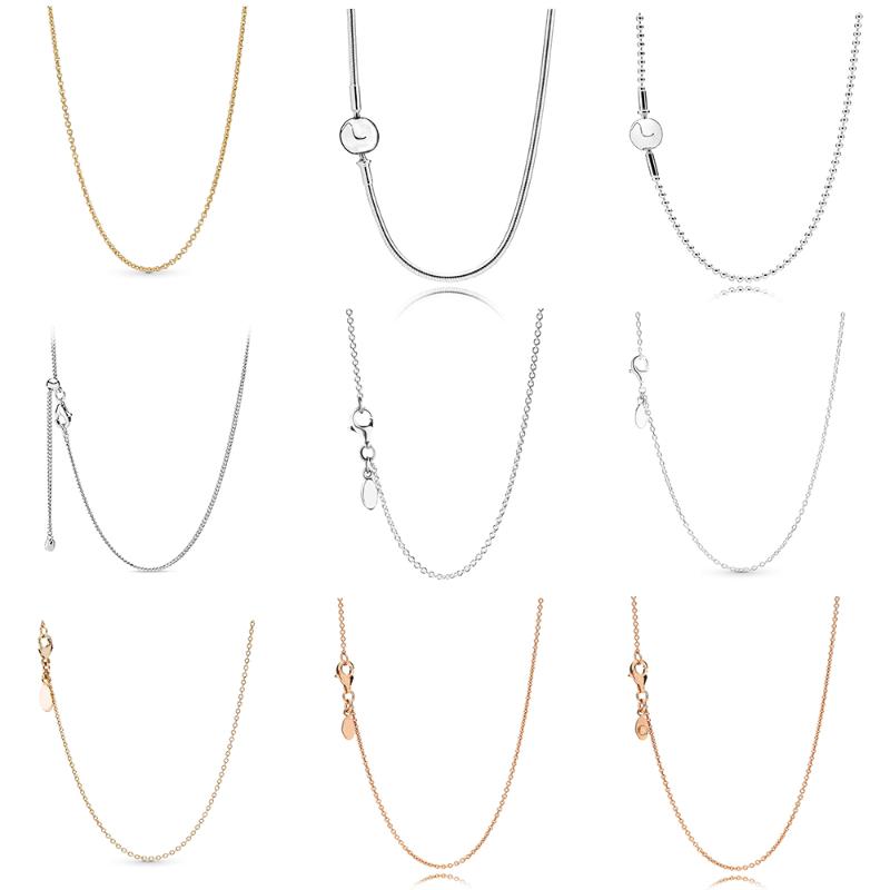 KAKANY 100% Sterling Silver Patterned Silver Chain Necklace (Adjustable) Basic Charm Necklace with Logo for Women 
KAKANY 100% Sterling Silver Patterned Silver Chain Necklace (Adjustable) Basic Charm Necklace with Logo for Women