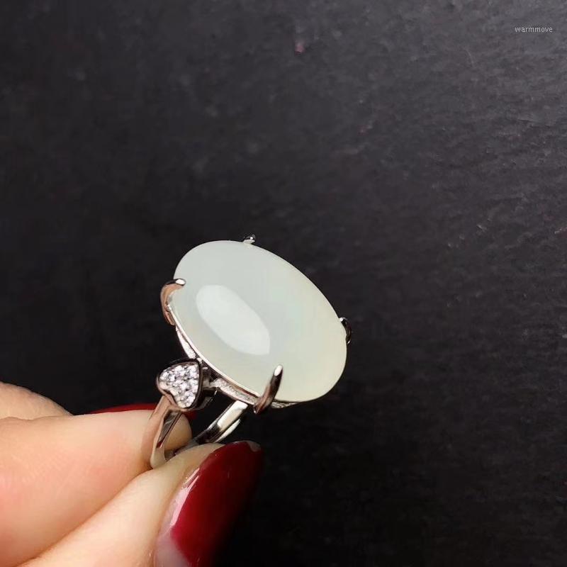 CoLife Jewelry Silver Big Gemstone Ring for Daily Wear 13*18mm Natural White Jade Ring 925 Silver Jade Jewelry1
CoLife Jewelry Silver Big Gemstone Ring for Daily Wear 13*18mm Natural White Jade Ring 925 Silver Jade Jewelry1