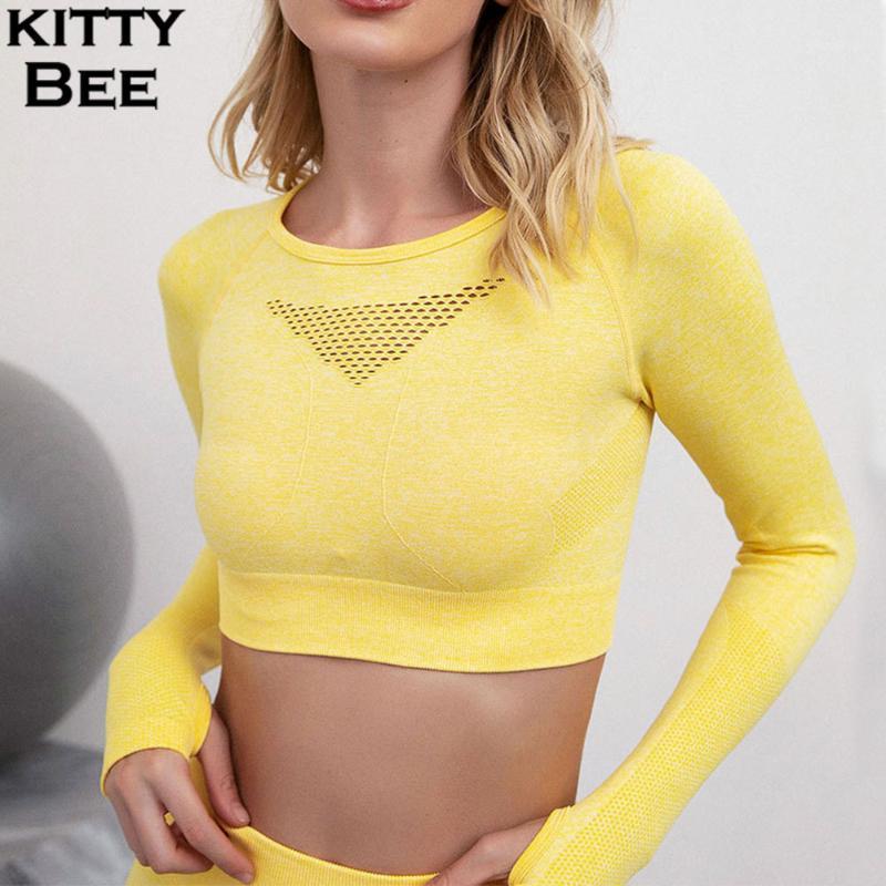 Sports Top Gym Women Seamless Crop Top Long Sleeve Yoga Women Sport T-shirt Fitness Clothes Workout Yoga Shirt Sportswear1, Yellow sport top
Sports Top Gym Women Seamless Crop Top Long Sleeve Yoga Women Sport T-shirt Fitness Clothes Workout Yoga Shirt Sportswear1, Yellow sport top