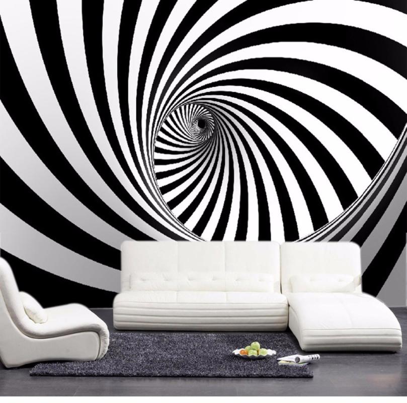 New 8D Large Mural Black White Irregular Lines Vortex Spiral 3d Mural Wallpaper 3D Wall Wall paper for Living Room Decor, As picture
New 8D Large Mural Black White Irregular Lines Vortex Spiral 3d Mural Wallpaper 3D Wall Wall paper for Living Room Decor, As picture