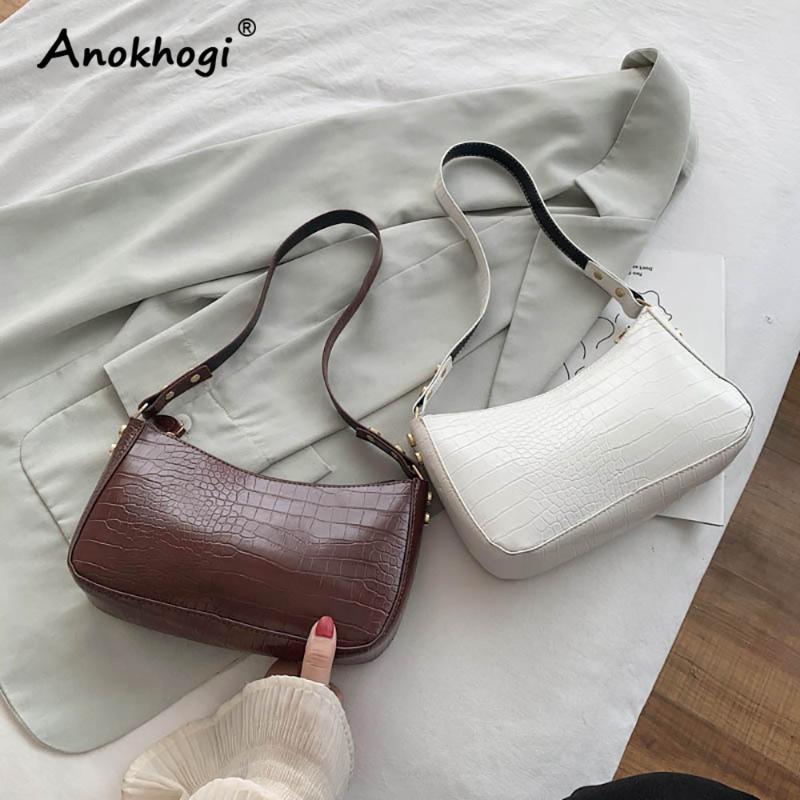 Women Casual PU Underarm Shoulder Bag Ladies Zipper Crocodile Pattern Vintage Baguette Handbag, Black
Women Casual PU Underarm Shoulder Bag Ladies Zipper Crocodile Pattern Vintage Baguette Handbag, Black