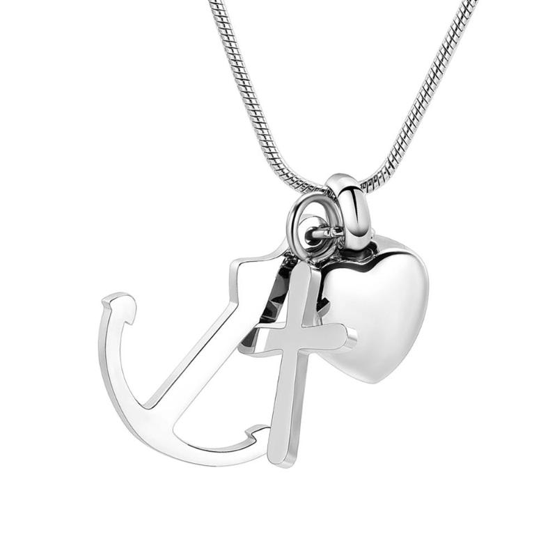 Memrorial Jewelry For Ashes Keepsake Pendant Women Men Small Heart Urn Neckalce With Stainless Steel Cross Anchor Charm
Memrorial Jewelry For Ashes Keepsake Pendant Women Men Small Heart Urn Neckalce With Stainless Steel Cross Anchor Charm