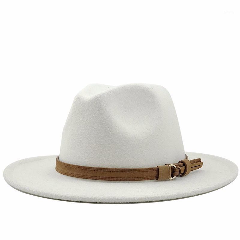 Women Men Wool Hat With Leather Ribbon Gentleman Elegant Lady Winter Autumn Wide Brim Jazz Panama Sombrero Cap1, Gray1
Women Men Wool Hat With Leather Ribbon Gentleman Elegant Lady Winter Autumn Wide Brim Jazz Panama Sombrero Cap1, Gray1