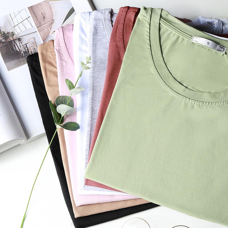 Women's T-Shirt 2022 Tee Shirt 8 Solid Color Basic T Women Casual O-neck Harajuku Summer Top Korean Hipster White Tshirt S-5XL Plus Size
Women's T-Shirt 2022 Tee Shirt 8 Solid Color Basic T Women Casual O-neck Harajuku Summer Top Korean Hipster White Tshirt S-5XL Plus Size