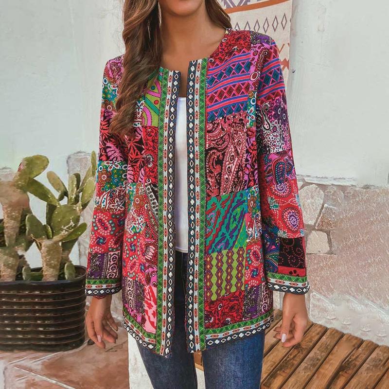 Versear Ethnic Printed Cardigan Thin Coats Long Sleeve Blusas Women's Jackets 2020 Casual O Neck Open Stich Overcoats Plus Size, Blue
Versear Ethnic Printed Cardigan Thin Coats Long Sleeve Blusas Women's Jackets 2020 Casual O Neck Open Stich Overcoats Plus Size, Blue