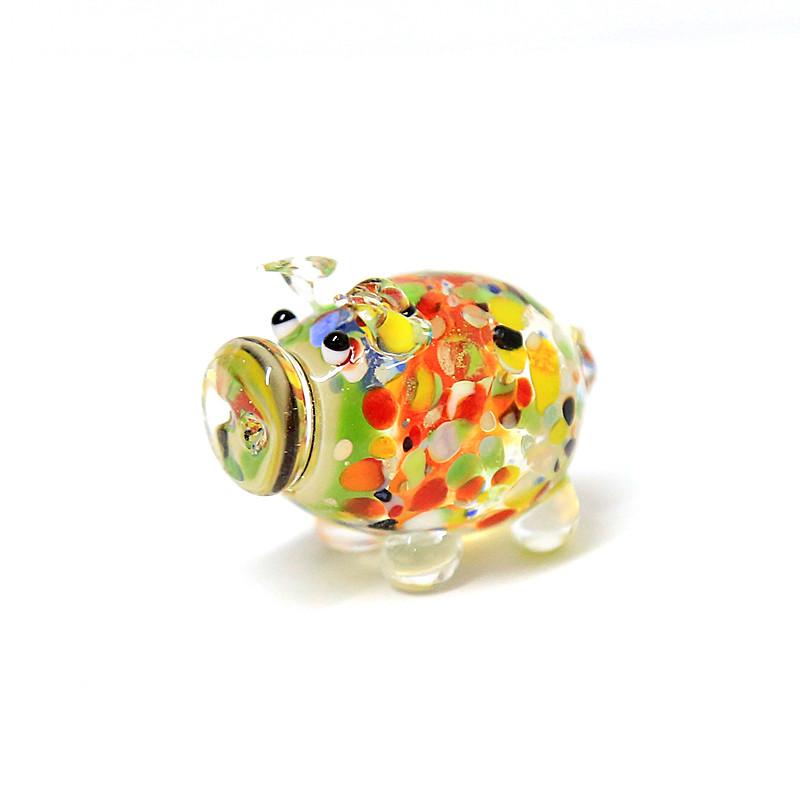 Handmade Miniature murano glass pig figurine gift for kids Christmas color Home decor accessories cute Pet Craft animal ornament
Handmade Miniature murano glass pig figurine gift for kids Christmas color Home decor accessories cute Pet Craft animal ornament