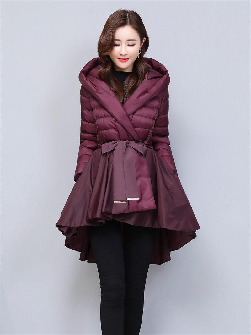Cotton Coat Winter Padded Jacket 2021 New Trendy Elegant Women Clothing Slim Waist Pleated Skirt Hem Hooded Cloak Outwear y604, Black
Cotton Coat Winter Padded Jacket 2021 New Trendy Elegant Women Clothing Slim Waist Pleated Skirt Hem Hooded Cloak Outwear y604, Black