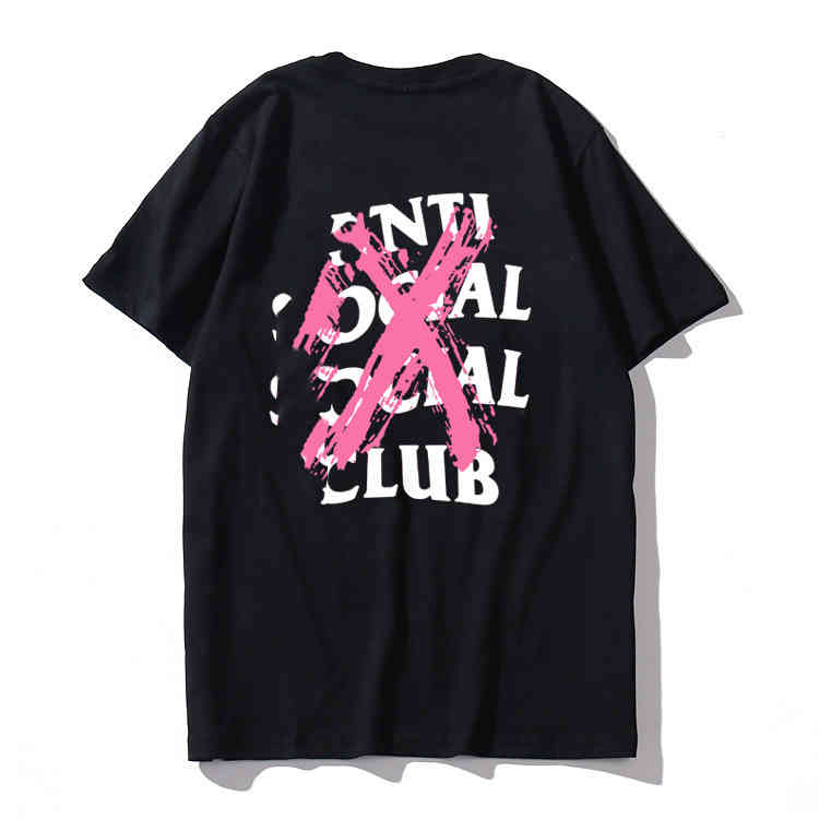 Chao Brand A22ss nti Social Club Color Letter Printing Men' and Women' Short Sleeves, White
Chao Brand A22ss nti Social Club Color Letter Printing Men' and Women' Short Sleeves, White