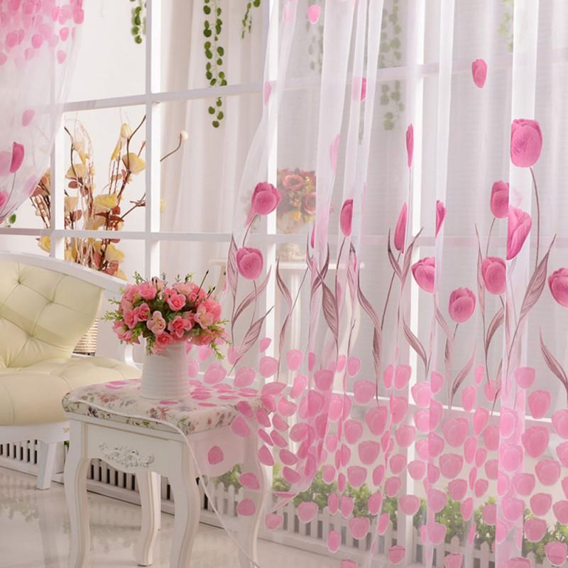 Newest Tulip Offset Curtains The Light-transmitting Screens Decorated For The Living Room Bedroom Study Modern Tulle Curtains, Pink
Newest Tulip Offset Curtains The Light-transmitting Screens Decorated For The Living Room Bedroom Study Modern Tulle Curtains, Pink