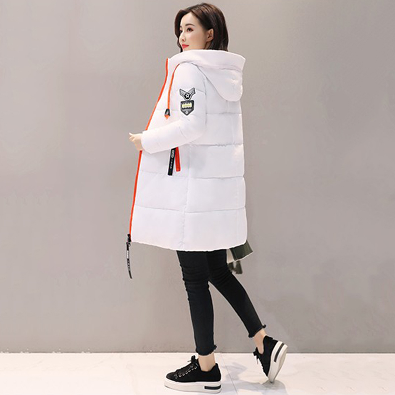 Parka Women Winter Down jacket Women Coat Long Hooded Outwear Female Parka Thick Cotton Padded Female Basic Coats LU666 201214