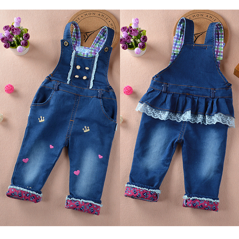 IYEAL Baby & Little Boys/Girls Stone Washed Soft Denim Overalls Toddler Jeans Jumpsuit Autumn Kids Clothes Baby Pants Rompers Y1221