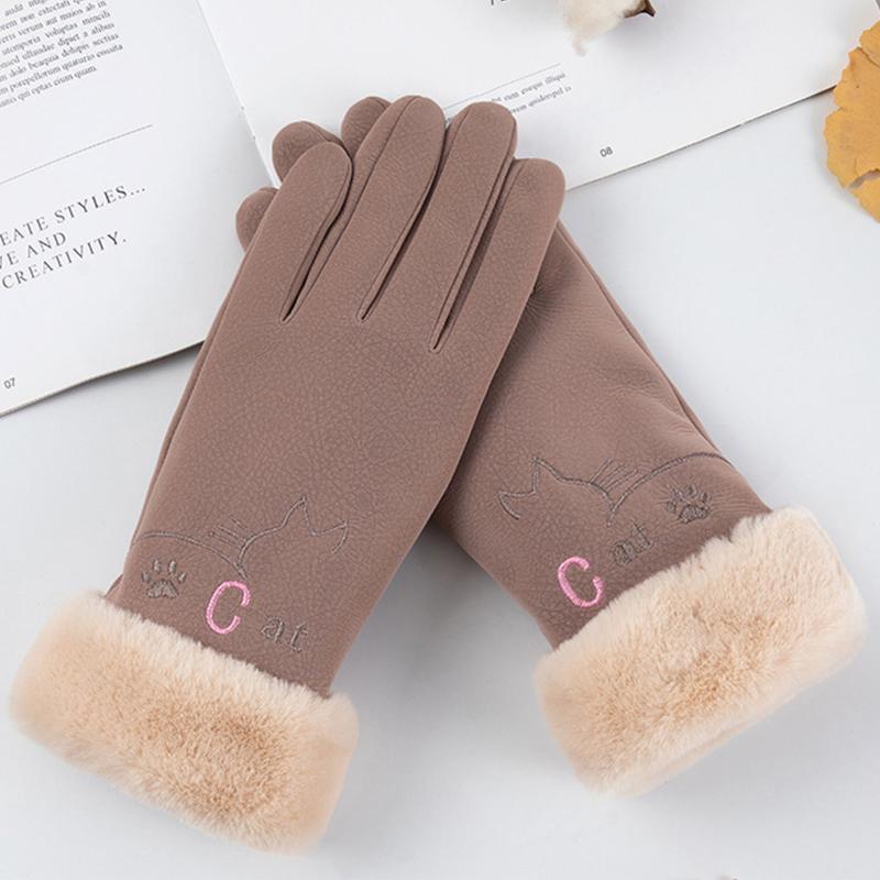 Winter Women's Gloves Thick Warm Touch Screen Gloves Women Men Gary Deerskin Velvet Winter Motorcycle Driving Guantes 1PC
Winter Women's Gloves Thick Warm Touch Screen Gloves Women Men Gary Deerskin Velvet Winter Motorcycle Driving Guantes 1PC