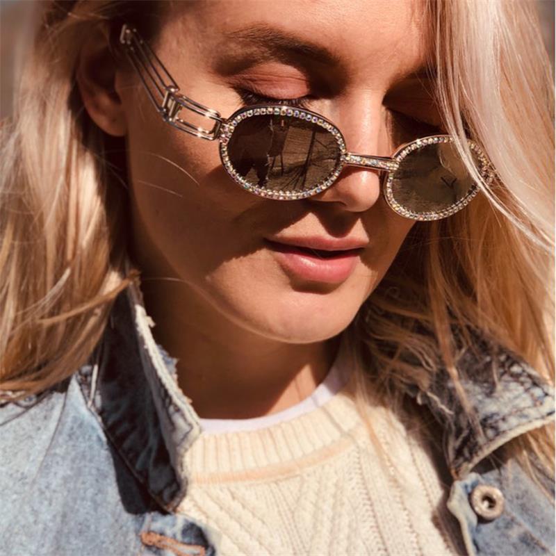 Small Oval Rhinestone Sunglasses Women Big Mirror Sunglasses Diamond Shades Gothic Steampunk Sun Glasses Female Red Glasses
Small Oval Rhinestone Sunglasses Women Big Mirror Sunglasses Diamond Shades Gothic Steampunk Sun Glasses Female Red Glasses