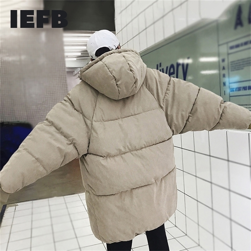 IEFB / Winter mid-length cottom padded Jacket for Men Hooded Parka Korean styel winter warm Coat S - big size 9Y4223 201217, Black
IEFB / Winter mid-length cottom padded Jacket for Men Hooded Parka Korean styel winter warm Coat S - big size 9Y4223 201217, Black