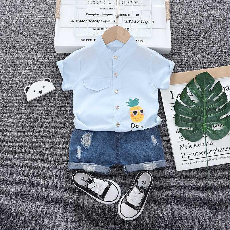 Baby Boy Clothes Sets For Summer Cartoon Suit New Cute Pineapple Print Set Infant Boys Clothes Set 1 2 3 4 5Years1, Blue
Baby Boy Clothes Sets For Summer Cartoon Suit New Cute Pineapple Print Set Infant Boys Clothes Set 1 2 3 4 5Years1, Blue