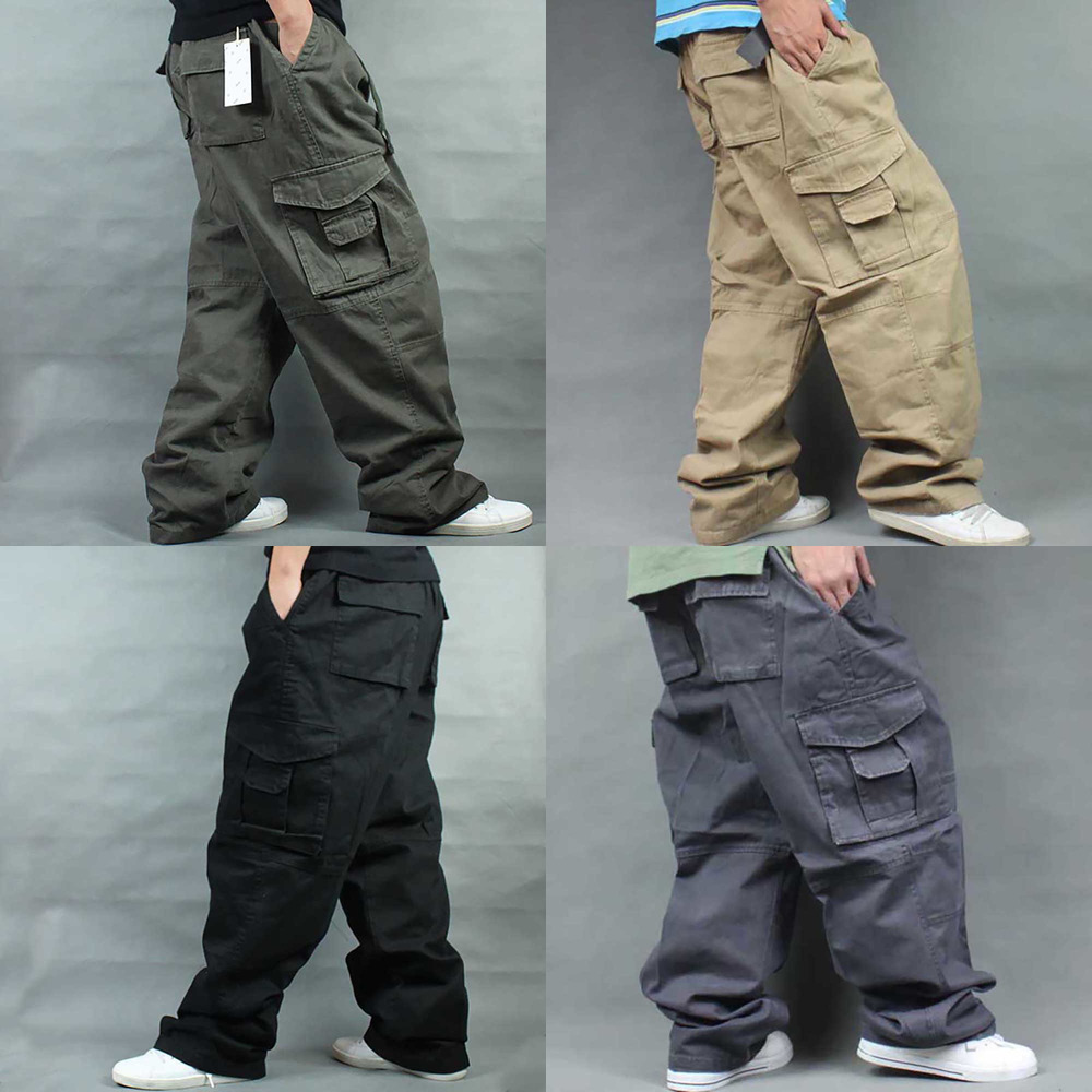 Wide Leg Hip Hop Pants Men Casual Cotton Harem Cargo Pants Loose baggy Trousers Streetwear Plus Size Joggers Men Clothing J1218, Black
Wide Leg Hip Hop Pants Men Casual Cotton Harem Cargo Pants Loose baggy Trousers Streetwear Plus Size Joggers Men Clothing J1218, Black