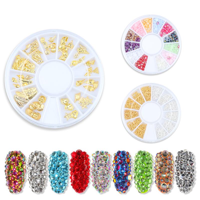 12 Styles 3D Nail Art Metal Diamond Shiny Decoration Set Pearl Nail Art Patch Decorative Sticker Gems Rhinestones
12 Styles 3D Nail Art Metal Diamond Shiny Decoration Set Pearl Nail Art Patch Decorative Sticker Gems Rhinestones